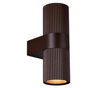 Wall Light Brown Kyklop Double Spot IP54 Rust Nordlux 2318051009