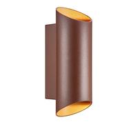 Wall Light Brown Nico 22 Double Spot IP54 Rust Round Nordlux 2218231009