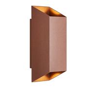 Wall Light Brown Nico 22 Double Spot IP54 Rust Square Nordlux 2218221009