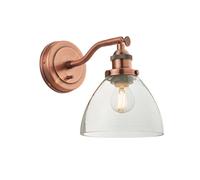 Wall Light Copper Hansen Aged Endon 76334