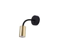 WALL LIGHT EYE FLEX S BRASS BLACK 9067