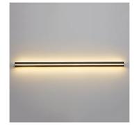 Wall light for bedroom Scandinavian Black LED Modern Metal Linear Lamp Indoor Long Strip Living Room Bedroom Porch Bathroom Bedside Slender (3000