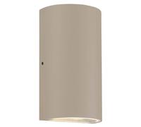 Wall Light Frosted Rold Double LED Spot IP44 Sanded Beige Round Nordlux 84141008