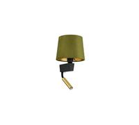 Wall Light Green Gold with Reading Arm CHILLIN II 8214