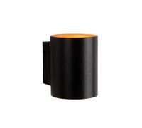 Wall Light Lamp Squalla Black Matt Gold Round IP20 Max 6W G9 LED Up & Down