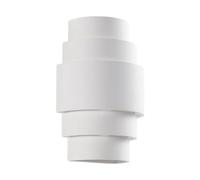 Wall Light 'Marit' dimmable (Modern) in White Made of Plaster/Clay for e.g. Living Room & Dining Room (1 Light Source, E14) from Lindby | Wall Lighting, Wall lamp