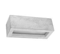 Wall Light Modern Glass Concrete E27 Up Down Indoor Sconce Fixture Grey