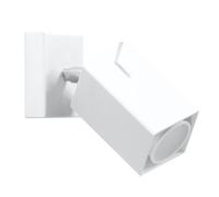 Wall Light Modern GU10 Adjustable Steel Spotlight Lamp Indoor Sconce White