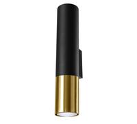 Wall Light Modern GU10 Steel Indoor Sconce Lamp Fixture Black Gold