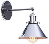 Wall Light Modern Industrial Wall Lamps, Bedroom Bedside Light, Minimalist Led Bed Reading Lamp Swing Arm Dimmable Headboard Wall Brushed Chrome Finish Sconce Living Room Home Decor Wall Lamp,Pen