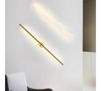 Wall Light Modern Nordic Living Bedroom Background Wall Hotel Corridor Decor LED Long Strip Wall Lamp Fixture,Energy Conservation Wall Light (Three color d 100cm)
