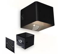 Wall Light Rechargeable Battery Cordless LED Lamp Motion Sensor No Drill Cube