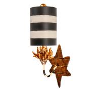 Wall Light Sconce Black White and Gold LED E27 60W Bulb