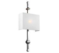 Wall Light Sconce Highly Polished Nickel Finish LED E27 60W Bulb d00991