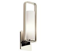 Wall Light Sconce Highly Polished Nickel Finish LED E27 60W Bulb d01657