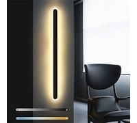 Wall Light Sconce Linear Wave Lamp LED Sconces Lighting, Geometric Mount Lights for Living BedHallway Indoor Wash Lamps-White-60cm