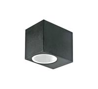 Wall Light Sconce Square GU10 Max 35W Black IP44 7510