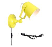 Wall Light Sconces E27 Metal Lamp V-intage with Switch, Adjustable Bedside Retro Compatible with Bedroom, Antique Corridor Industrial Design, Rustic Deco Art,Modern
