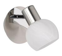 Wall Light Silver Antibes Matt Nickel & Alabaster White Glass Trio R80171007