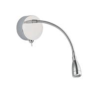 Wall Light Silver Flexy LED Flex Spot Chrome Searchlight 9917CC