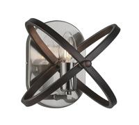 Wall Light Silver Hoopla Pewter Searchlight 8241PW