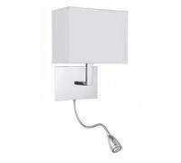 Wall Light Silver Hotel Flexi Arm Chrome Searchlight 6519CC