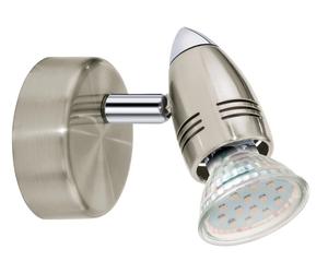 Wall Light Silver Magnum Spot Satin Nickel Eglo 92641