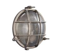 Wall Light Silver Rock/Polperro IP64 Nickel Nordlux 49021055 DL10BNI