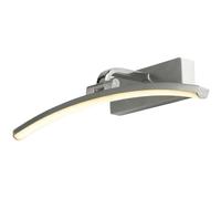 Wall Light Silver Santorini LED Picture Satin & Polished Chrome 400mm