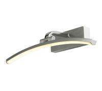 Wall Light Silver Santorini LED Picture Satin & Polished Chrome 400mm [EEK: G]