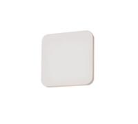 Wall Light Smooth White Plaster 8W LED Bulb Included Living Room