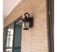 Wall Light,Vintage E27 Rustic Outdoor Wall Lamp - European Industrial Waterproof Sconce for Coffee Shops, Porches & Streets - Contemporary Black Lighting Fixture