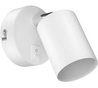 Wall Light WAIKA, Switch, White Matt, Round, 1X GU10 Max. 60W