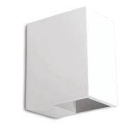 Wall Light White Arta Paintable Gypsum Integral ILDEC011