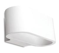 Integral ILDEC004 Indoor Decorative Paintable Gypsum Chania Wall Light IP20 For 1x G9 Max 40W White
