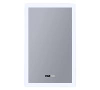 Wall Light White Clock LED Illuminated Mirror IP44 Demister Digital CCT