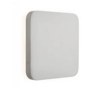 Wall Light White Gypsum LED Plaster Backlit Square Searchlight 8834