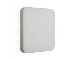 Wall Light White Gypsum LED Plaster Backlit Square Searchlight 8834