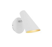 Wall Light 'Wibke' dimmable (Scandinavian) in White Made of Metal for e.g. Living Room & Dining Room (1 Light Source, GU10) from Lucande | Wall Lighting, Wall lamp