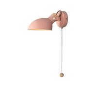 Wall Lighting Fixtures Adjustable Wall Sconce with Pull Chain Matte Metal Wooden Retro Wall Lamp Indoor Wall Mounted Lighting Fixture for Bedroom Bedside Corridor Living Room Lounge Hotel Study