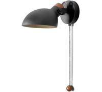 Wall Lighting Fixtures Adjustable Wall Sconce with Pull Chain Matte Metal Wooden Retro Wall Lamp Indoor Wall Mounted Lighting Fixture for Bedroom Bedside Corridor Living Room Lounge Hotel Study