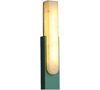 Wall Lighting Fixtures Modern Minimalist Wall Lamp Fake Marble Long Wall Sconce LED Dimmable Wall Light for Bedroom Bedside Bar Hallway Bathroom Porch Lighting Fixture