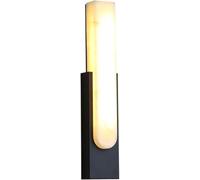 Wall Lighting Fixtures Modern Minimalist Wall Lamp Fake Marble Long Wall Sconce LED Dimmable Wall Light for Bedroom Bedside Bar Hallway Bathroom Porch Lighting Fixture