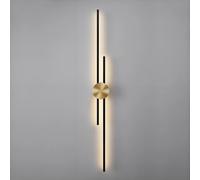 Wall lights for bedroom Hardwired Wall Sconce 20W Warm White 3000K LED Long Strip Wall Lamp Minimalist Linear Design Black Fixtures for Bathroom Vanity Bedroom Stairs Hallway Livin
