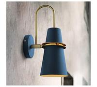 Wall Lights, Industrial Wall Light Modern Indoor Wall Lamp Rustic Loft Wall Sconce E27 5W Warm White 3000K Creative Macarons Fixture Lighting Lamp Shade for Bedroom Cafe Bar Restaurant Office,White