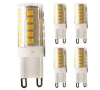 Wall Lights,Light Fixture, 3W G9 LED Bulb, 360° Wide Beam Angle, No-Flickering, Energy Saving 300 Lumens LED Bulbs, Not Dimmable (Warm White, 5 Count)