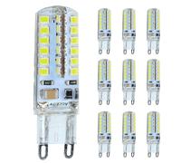 Wall Lights,Light Fixture, G9 LED Light Bulbs 3.5W, 360° Beam Angle, No Flickering LED Bulbs, Non Dimmable, AC 220V (Cool White, 10 Count)