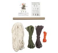 Wall Macrame Tapestry - Elegant Bohemian Cactus Design, Macrame Art DIY Boho Tapestry, Home Dorm Office Apartment Fireplace Bedroom Decor, Boho Wall Hanging, Handmade Cotton Decor Accent