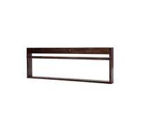 Wall Magazine Rack Solid Wood Illustrated Bookcase Wall Mounted Magazines File Folder Books and Newspaper Storage Display Rack for Home Office Organization Wall Decor Shelves/B/60 * 7 * 30Cm