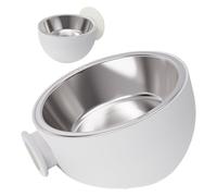 Wall Magnetic Dog Bowl - Stainless Steel Anti Spill Design, Fixed Mounted Feeding Station, Stable No-Tip Food Holder, Easy Clean Anti Slip Construction | Elevated Bowl for Pets Food Water